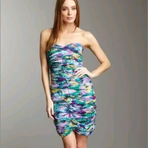 BcbgMaxazria Strapless Mini Dress - Picture 4 of 8